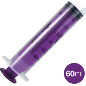 Jeringa Enfit Enteral 60ml de un Uso Medtec (Por Unidad)
