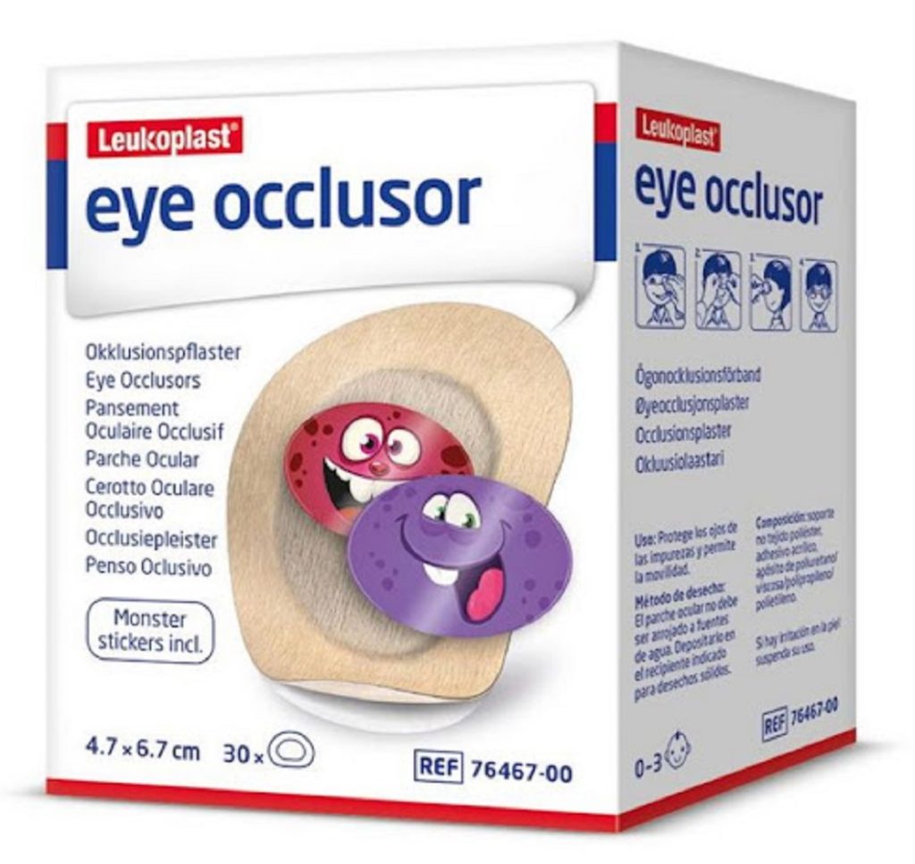 Leukoplast Eye Occlusor 4.7 x 6.7cm Junior (1 Caja 30 Unid.)