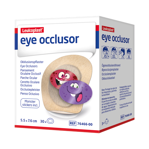 Leukoplast Eye Oclussor 5.5 x 7.6cm (1 Caja 30 Unid.)