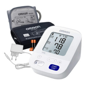 Toma Presión Omron 7154 + Brazaletes + Adaptador Eléctrico (Kit Completo)
