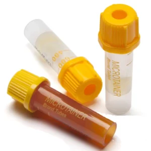 Tubo Extración de Sangre Microtainer Tapa Amarilla (1 Caja 50 Unid.)