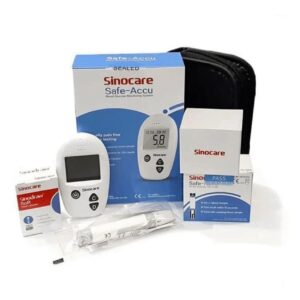 Kit Glucometro Safe-Accu Sinocare (Kit Completo)
