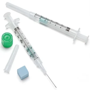 Jeringa 3ml de Gasometría con Aguja 22G x 1 (1 Caja 100 Unid.)