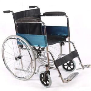 Silla de Ruedas Estándar Cromada New Leader (Por Unidad)
