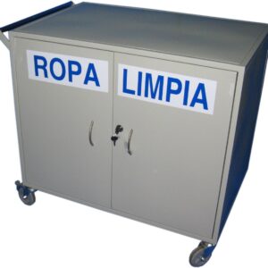Carro Ropa Limpia Esmaltado 2P-1REP