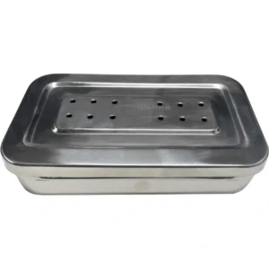 Caja Acero Inoxidable Perforada 20 x 10 x 4cm - Ha-Werke