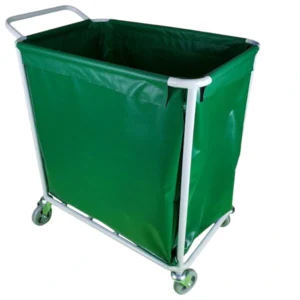 Carro Ropa Sucia Esmaltado Con Bolsa Lona - Mgm