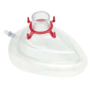 Mascarilla Anestesia Desechable c/Valvula #4