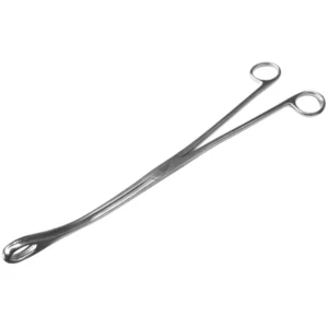 Pinza Kelly Curva 32cm p/Polipo Uterino
