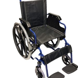 Silla de Ruedas Adulto Brazos Abatibles c/Ruedas Inflable