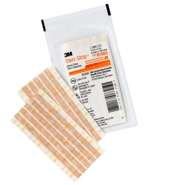 Steri Strip Naranjo 6 x 100mm (10 Tiras x Sobre) R-1546 - 3M