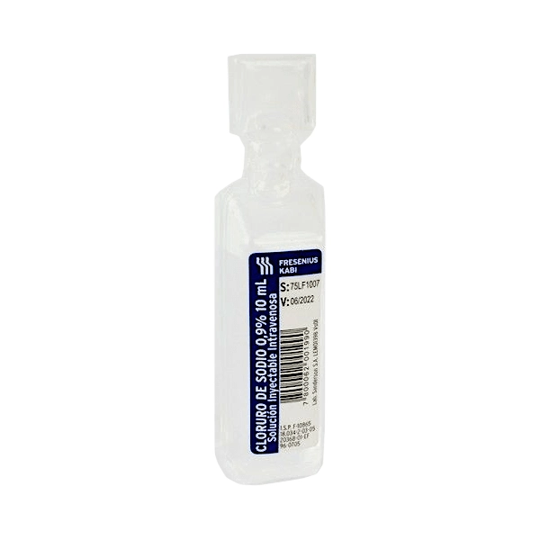 Suero Fisiológico 10cc 0.9% NaCl