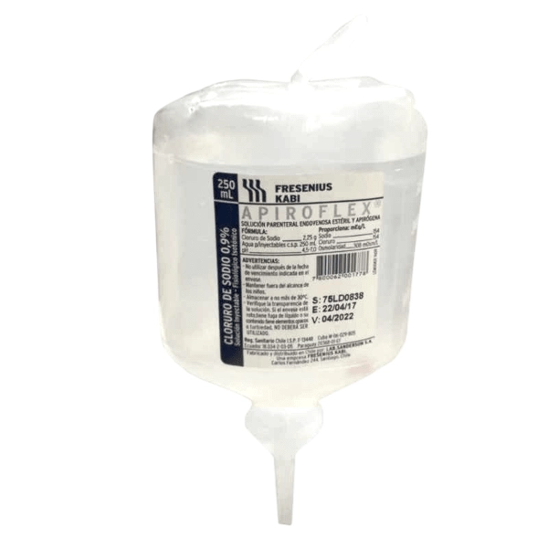 Suero Fisiológico 250cc 0.9% NaCl