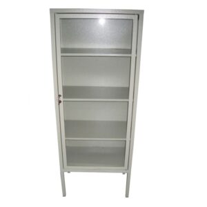Vitrina 3 Repisas 1 Puerta Esmaltada