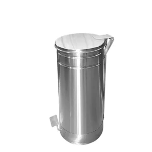 Basurero 60L Acero Inoxidable