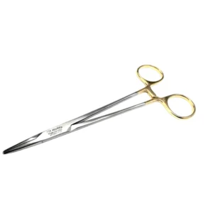 Porta Aguja de Bakey Punta Tungsteno 16cm